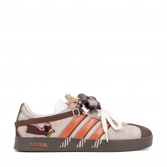 [ CUSTOM ] VL Court 2.0 Dachshund In Paris Dark Chocolate/Orange/Better Scarlet